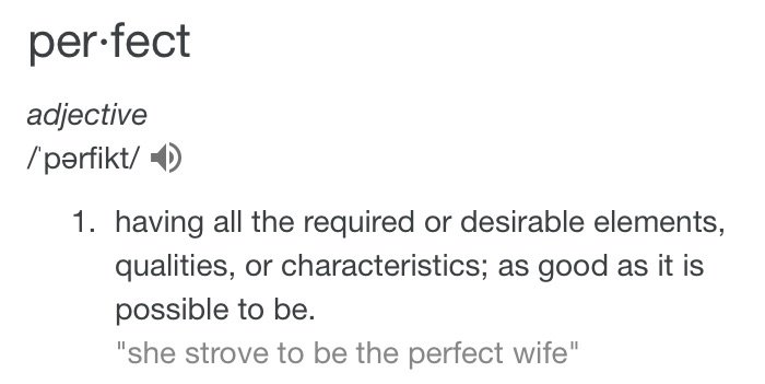 Perfectionist Meaning